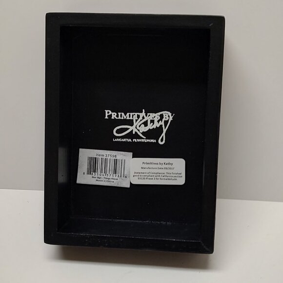 Primitives by Kathy Box Sign Set Your Mind On Things Above